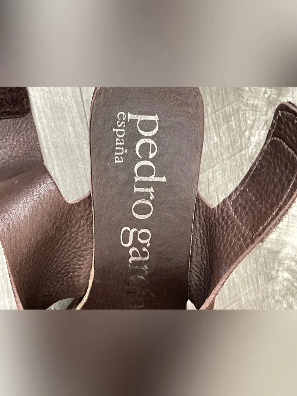 Pedro Garcia Chocolate Suede Platform Sandals